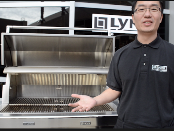 Next, you tell the grill what you want to make. “Cook, skewers,” my demonstrator told the grill.