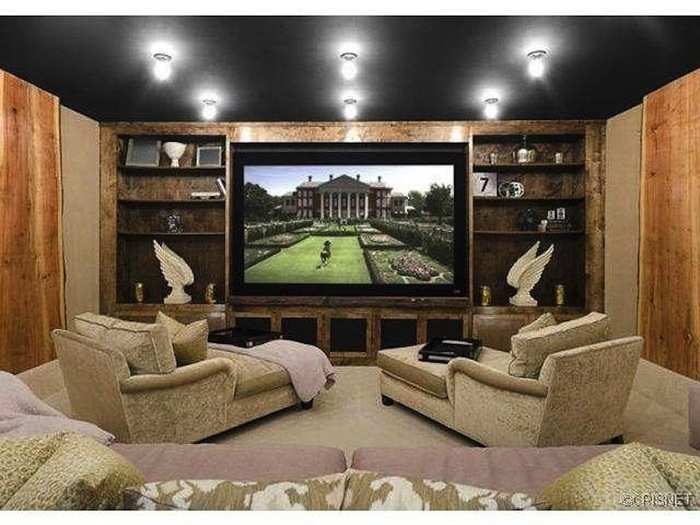 Get caught up on all of your reality shows in the home theater.