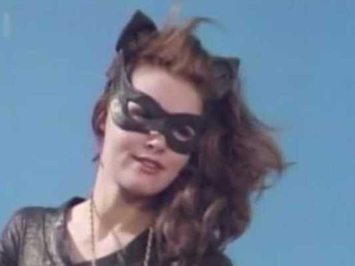 Then: Julie Newmar played Catwoman in the 1966-1968 television series "Batman."