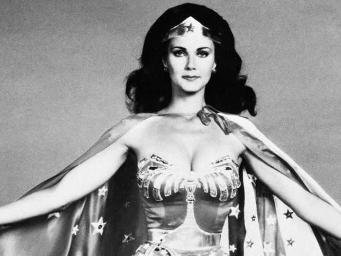 Then: Lynda Carter was the first actress to play Wonder Woman in the NBC television series that ran from 1975-1979.