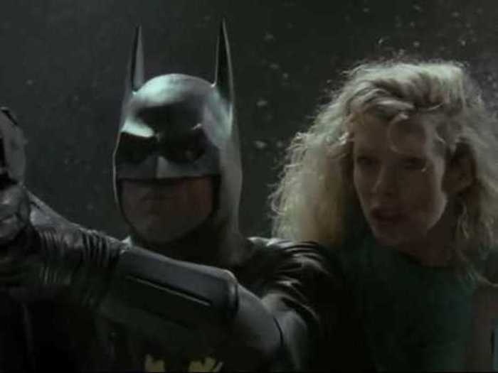 Then: Kim Basinger played reporter Vicki Vale in Tim Burton