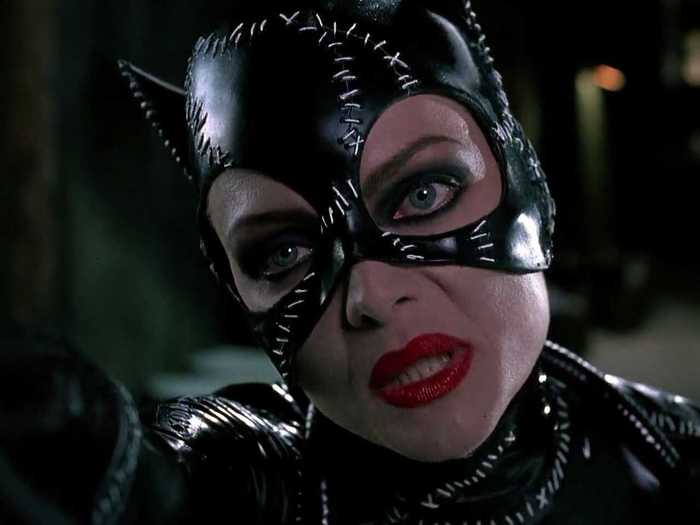 Then: Michelle Pfeiffer played Catwoman in Tim Burton