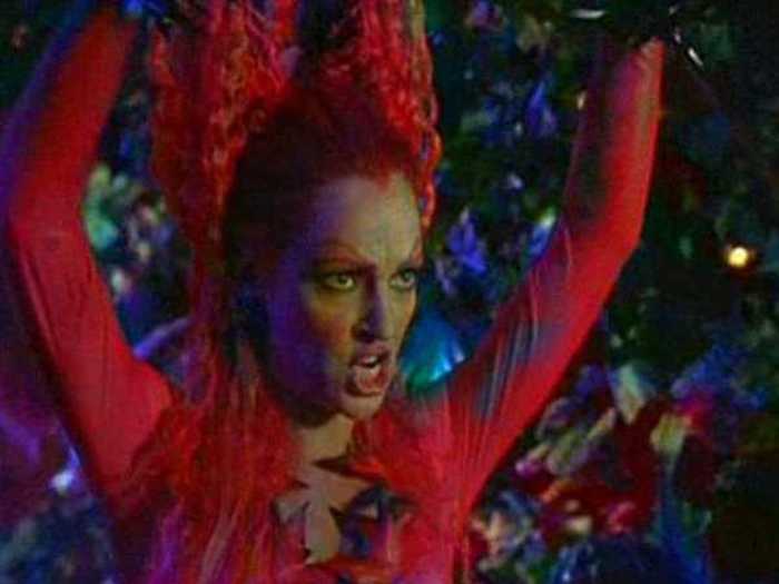 Then: Uma Thurman played the plant-obsessed Poison Ivy in 1997