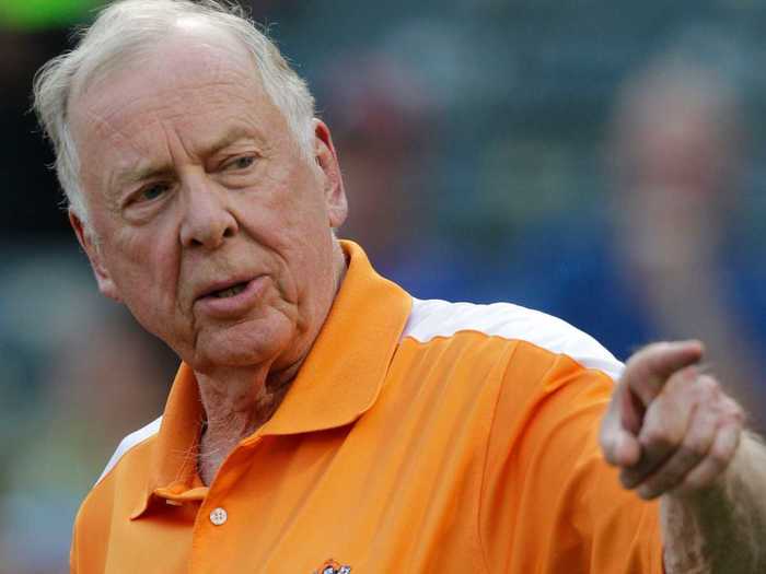 T. Boone Pickens ran a newspaper route during his teenage years.