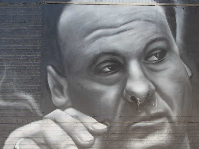 After James Gandolfini died, this tribute to the famed Sopranos actor went up in Bushwick.