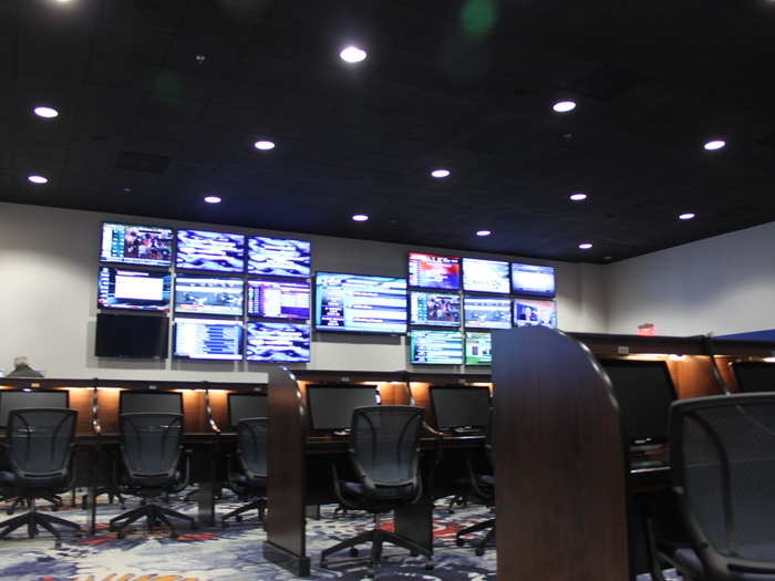 The new grandstand also has a noise-controlled VIP betting room to allow super-serious bettors the concentration they need.