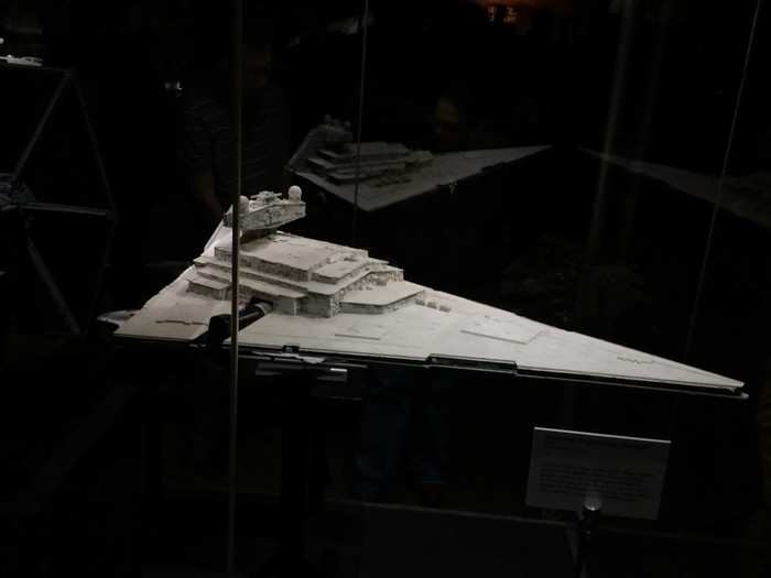 The Star Destroyer from "A New Hope" had a crazy amount of detail for that close-up shot from the beginning of the movie.