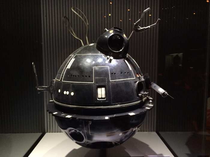 The robot that Vader used to torture Leia in "A New Hope" is less frightening when you realize it looks kind of like an egg in person.