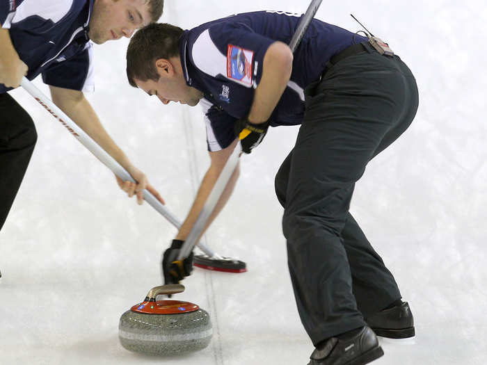 John Landsteiner (curling) is an engineer at Lake Superior Consulting.