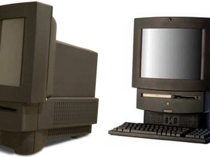 The Macintosh TV had a bit of an identity crisis. It came with a cable-ready TV tuner card and included a CD-ROM drive. It was also the first Macintosh to come in black.