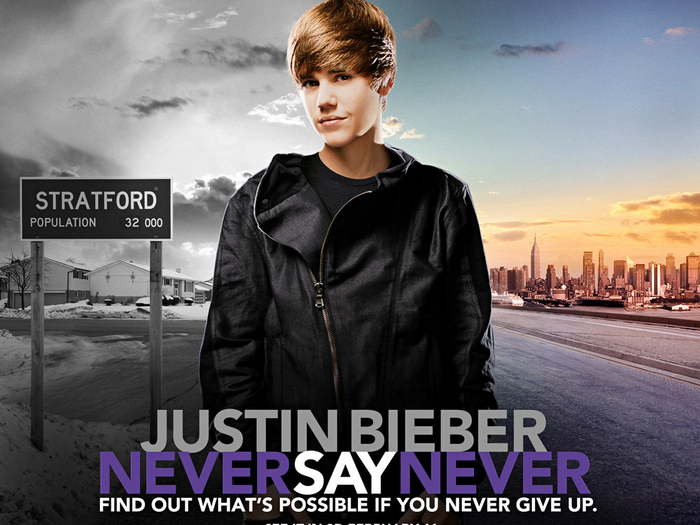 2011: The film "Justin Bieber: Never Say Never" was released on February 11. Directed by Jon Chu, it
