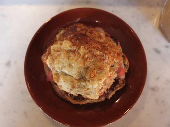 The biscuit was one of the best coffee-shop pastries I