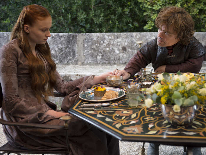 Last season, he forced son Tyrion (Peter Dinklage) to marry Sansa Stark (Sophie Turner).