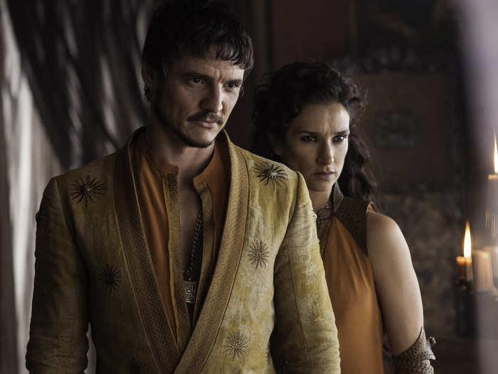 Prince Oberyn Martell (Pedro Pascal, “The Adjustment Bureau”) and Ellaria Sand (Indira Varma) showed up at King