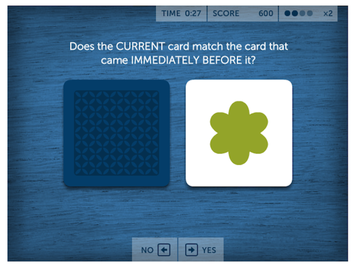 With Speed Match, you flip through a virtual deck of picture cards. If the card you