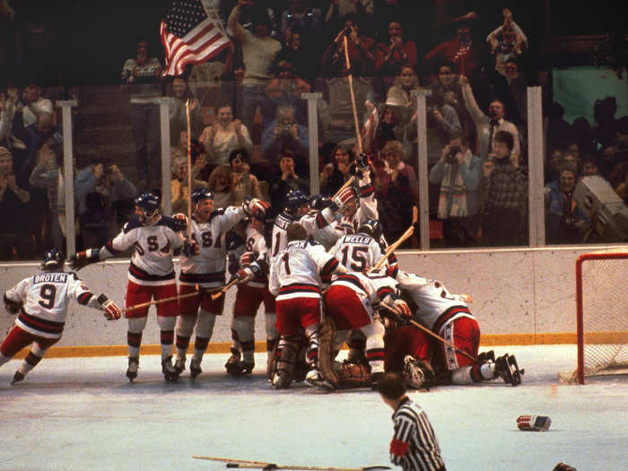 In 1980, the U.S. team defeated the vastly superior Soviet Union hockey team, en route to the Olympic gold. The game, which the U.S. won 4-3, was dubbed, "The Miracle On Ice."