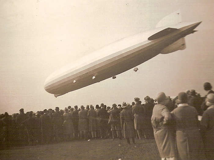 A pioneer of streamline design, Jaray made his name designing zeppelins like this LZ 127