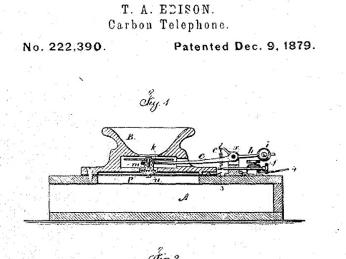 CARBON TELEPHONE: Edison improved on a weak point in Alexander Graham Bell