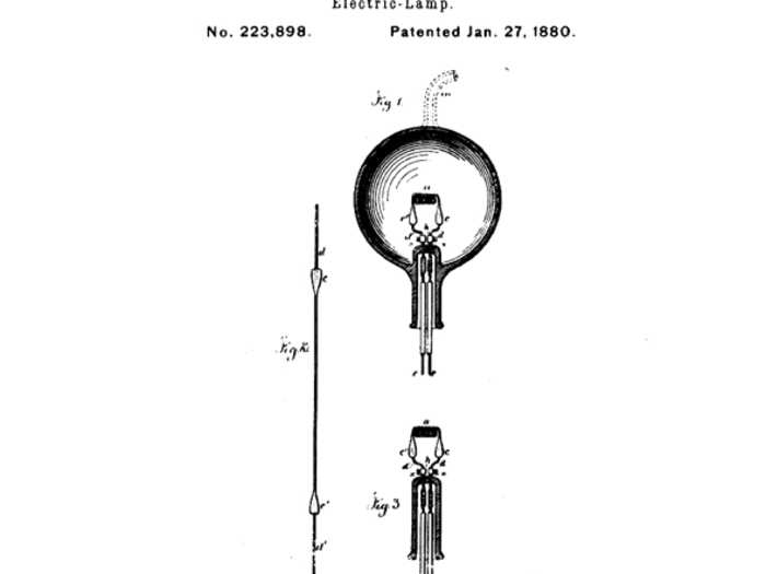 PRACTICAL ELECTRIC LAMP: Edison