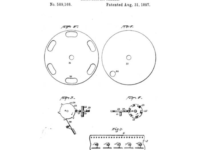 KINETOGRAPHIC CAMERA: Edison sought to design "an instrument that does for the eye what the phonograph does for the ear." The camera showed photos in rapid succession to make them appear moving.