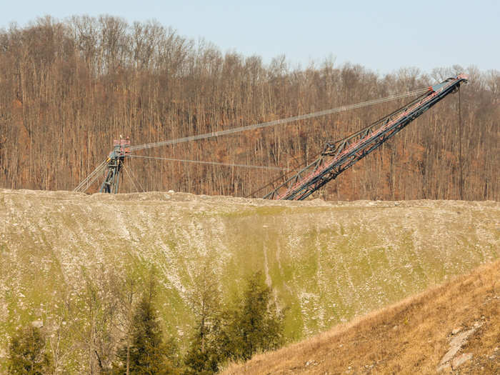 Even at up to $100 million apiece, a dragline is still cheaper for mining companies than the slew of miners it replaced. A dragline like this will help tear down a mountain within 12 months.