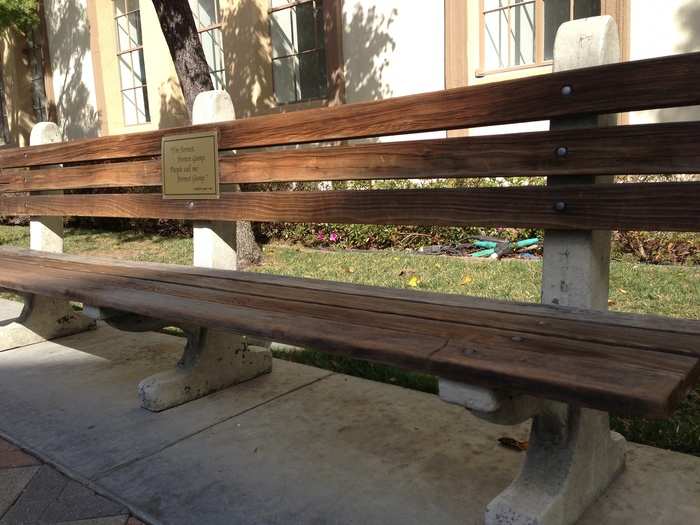 The studio also displays the actual bench on which Tom Hanks muses "life is like a box of chocolates" in "Forest Gump." Years later, Tom Hanks came back to sit on this bench and pass out chocolates to Paramount employees.