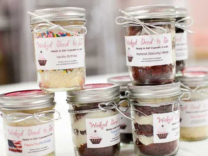 Sweets addicts would appreciate a jar from Wicked Good Cupcakes.