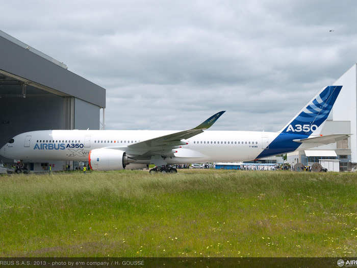 The development of the A350 was approved in December 2004.