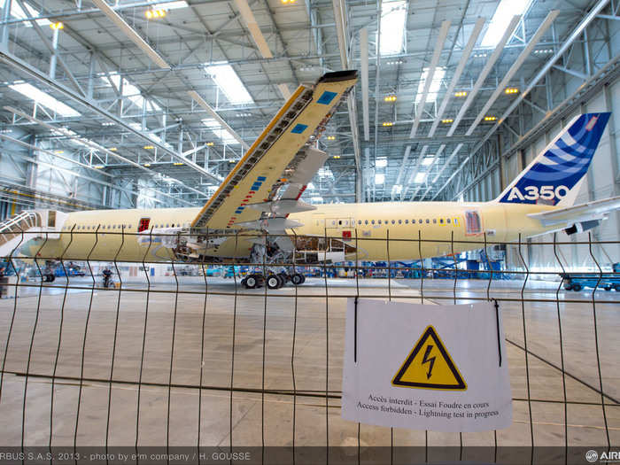 Planes have to stand up to things like lightning strikes. Most planes are hit by lightning about once every two years.