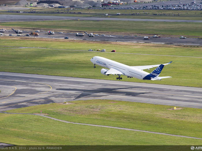 The plane took to the sky for the first time in June 2013, flying for four hours over southwestern France.