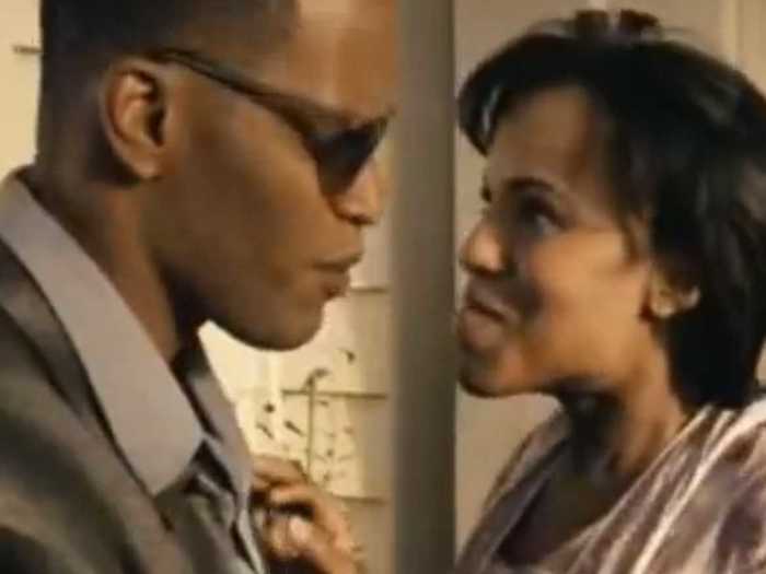 Jamie Foxx and Kerry Washington played beautiful music together as Ray Charles and Della Bea Robinson in "Ray" ...