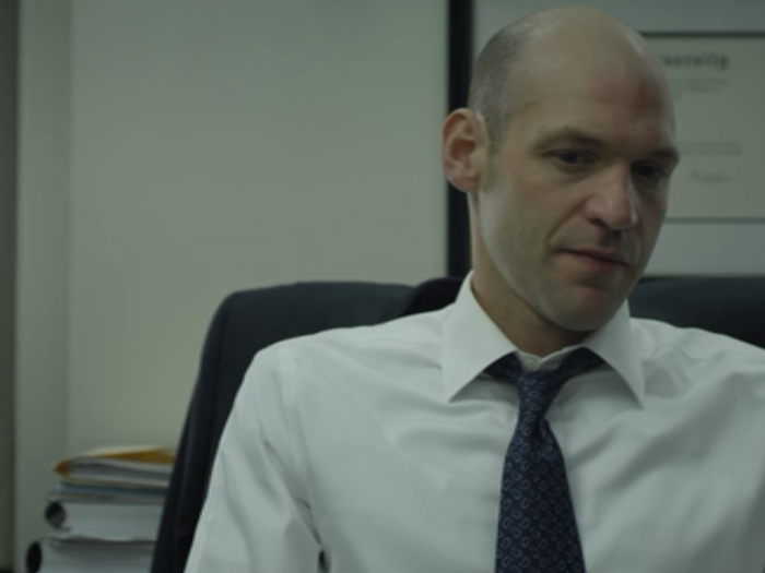 To get what he wants, Frank blackmails this guy, Pennsylvania congressman Peter Russo (Corey Stoll), a known alcoholic and drug user ...