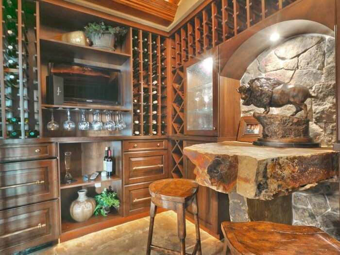 As well as its very own wine cellar.