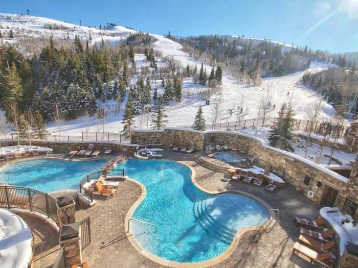 If you want to swim around, you can take advantage of the St. Regis Deer Valley pool.