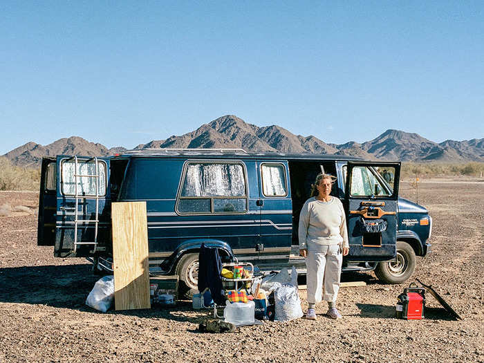 On the road, people often park at national parks (which let you stay for two weeks at a time) or parking lots for large stores like Wal-Mart.