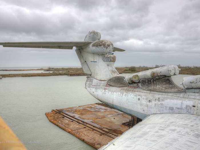 The physics principle keeping the Ekranoplan aloft is unique.