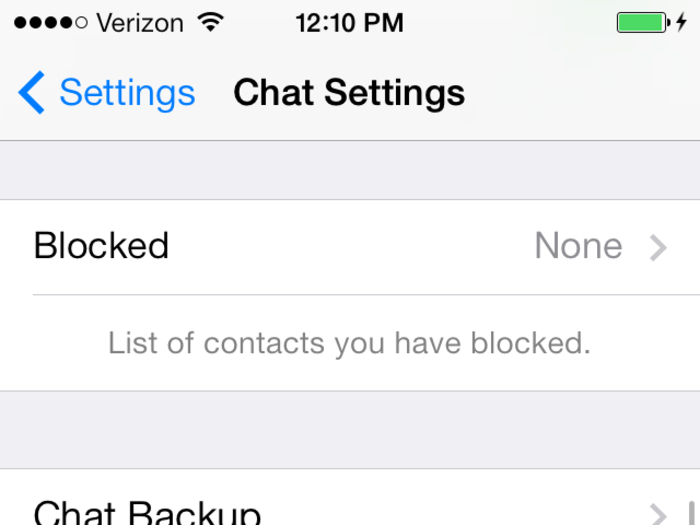 In chat settings, you can block people from talking to you as well as save all your chats.