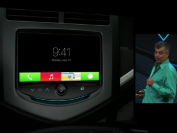 iOS in the Car takes that idea even further: during its 2013 keynote, it showed a mock-up of a car