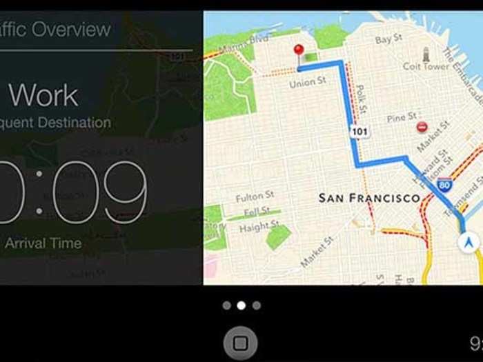 Like Google Now, your phone will start to figure out when you