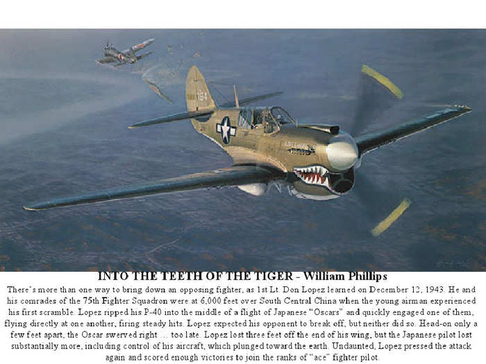 The P40 fighter was adorned with a ferocious set of teeth, starting a tradition which continues with the Air Force