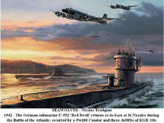 German U-Boats were the scourge of the Atlantic, leading some analysts to believe that they would win the war for Germany.