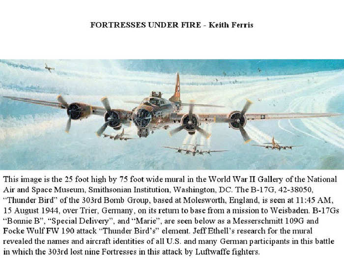 The Germans presented a stalwart defense right until the end, shooting down 9 flying fortresses in one fight over the city of Weisbaden.