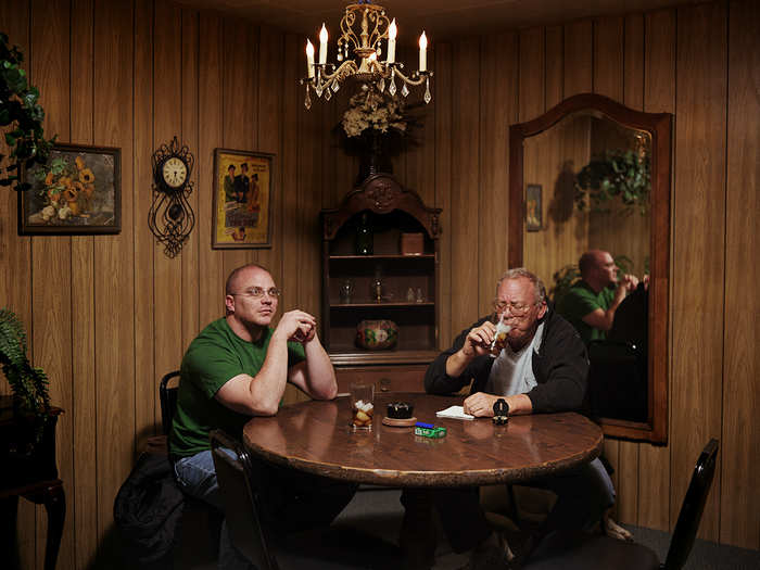 This is Ben, the former owner of the Wild West Saloon brothel in Winnemucca with his father, Art.