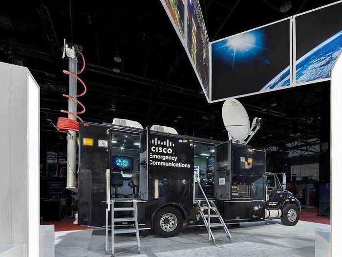 Cisco created a bunch of Network Emergency Response Vehicles (called NERVs) for local disasters. It