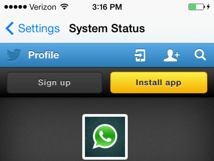 Go back to Settings and scroll down to System Status. You