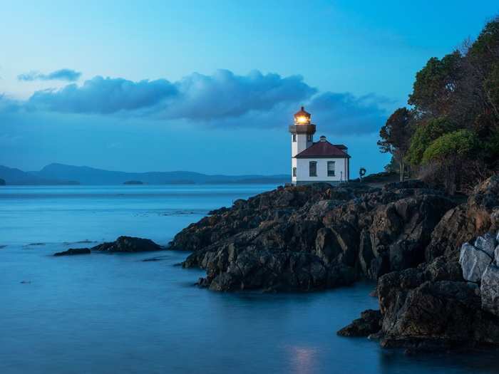 4. San Juan Island near the Washington-British Columbia border features Orca pods and one of the country’s largest lavender farms. Friday Harbor is full of restaurants and shops, while you can find a 19-acre sculpture garden at Westcott Bay Reserve.