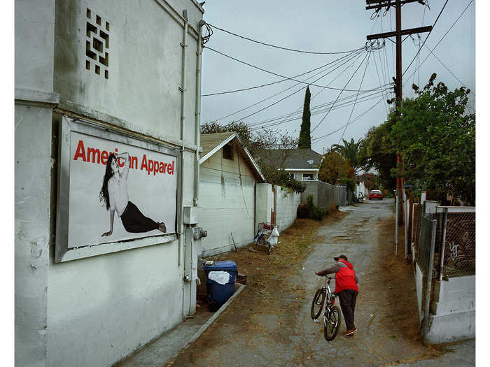 I stood on the roof of my car and took this picture in my neighborhood. This billboard was only around for three days before it was replaced with another advertisement.