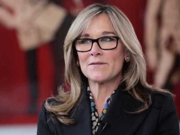 Angela Ahrendts learned as a child to always stay true to yourself.