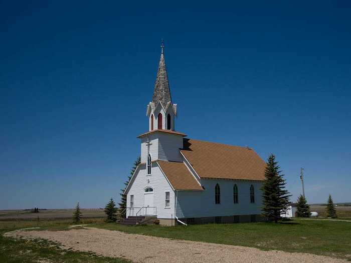 Along with having the most churches per capita of any state, North Dakota also has one of the largest church-going populations in America.