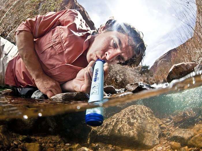 The LifeStraw turns any awful puddle into a refreshing thirst-quencher.